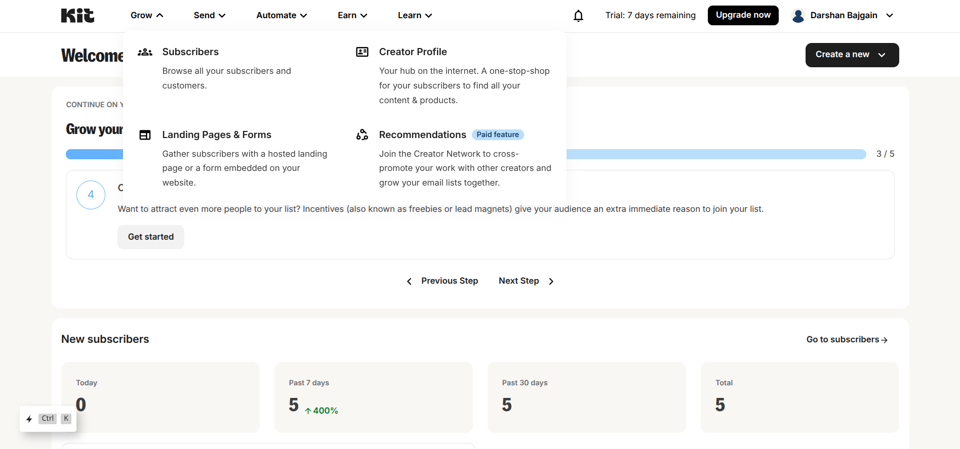Creating a form in ConvertKit